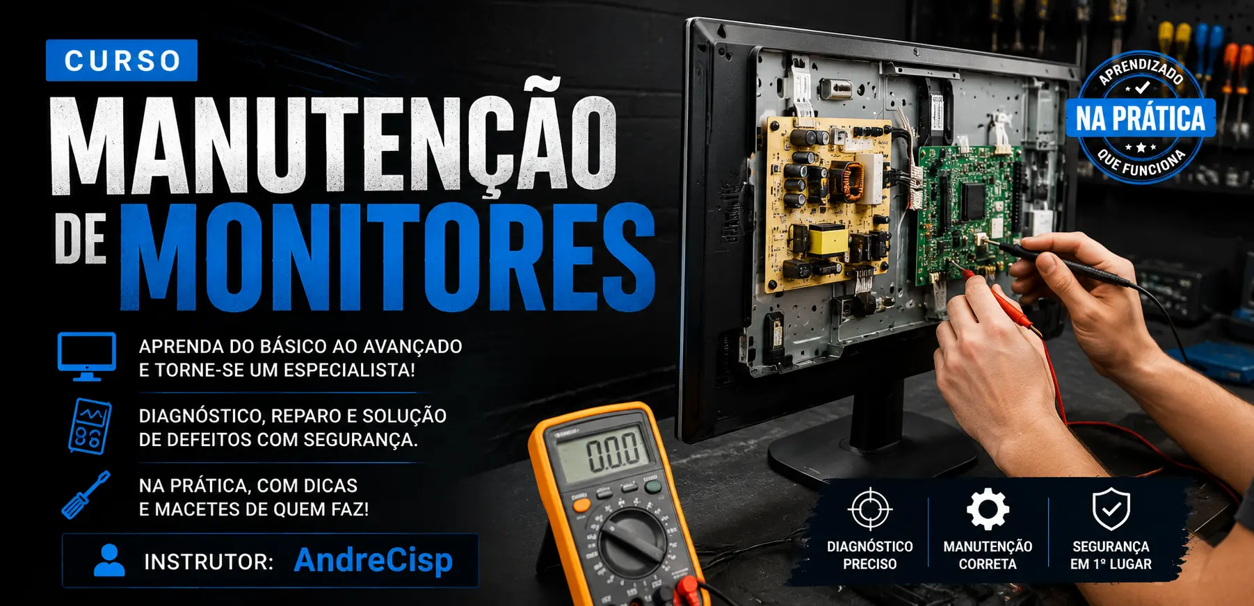 Curso Conserto de Monitores LCD e LED