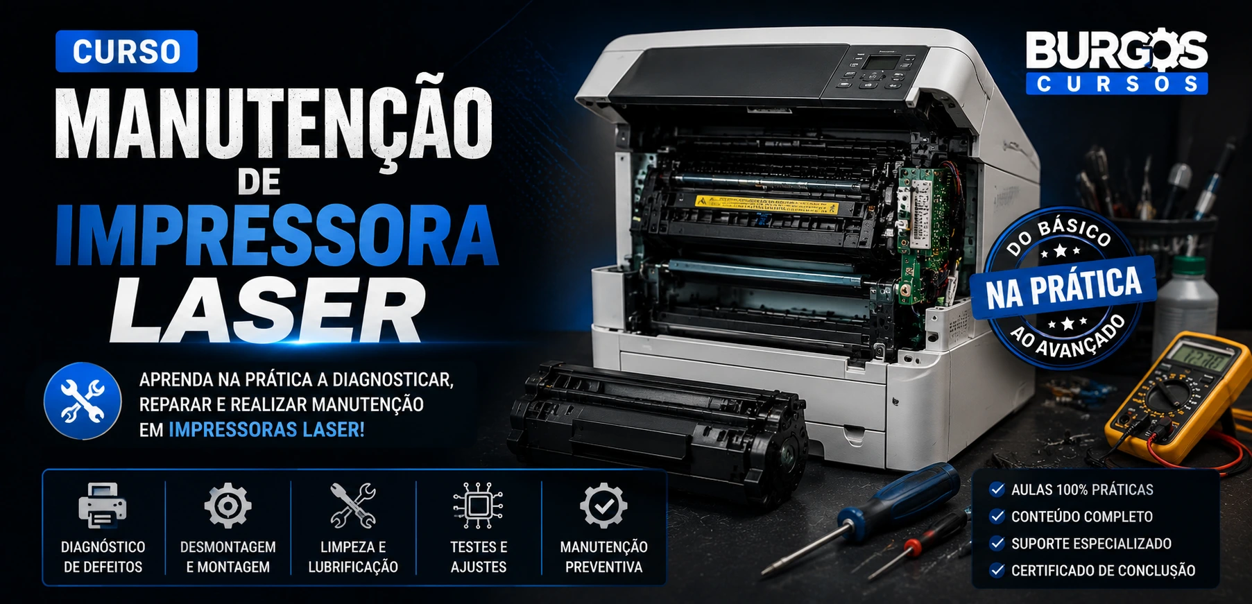 Conserto em Impressora a Laser